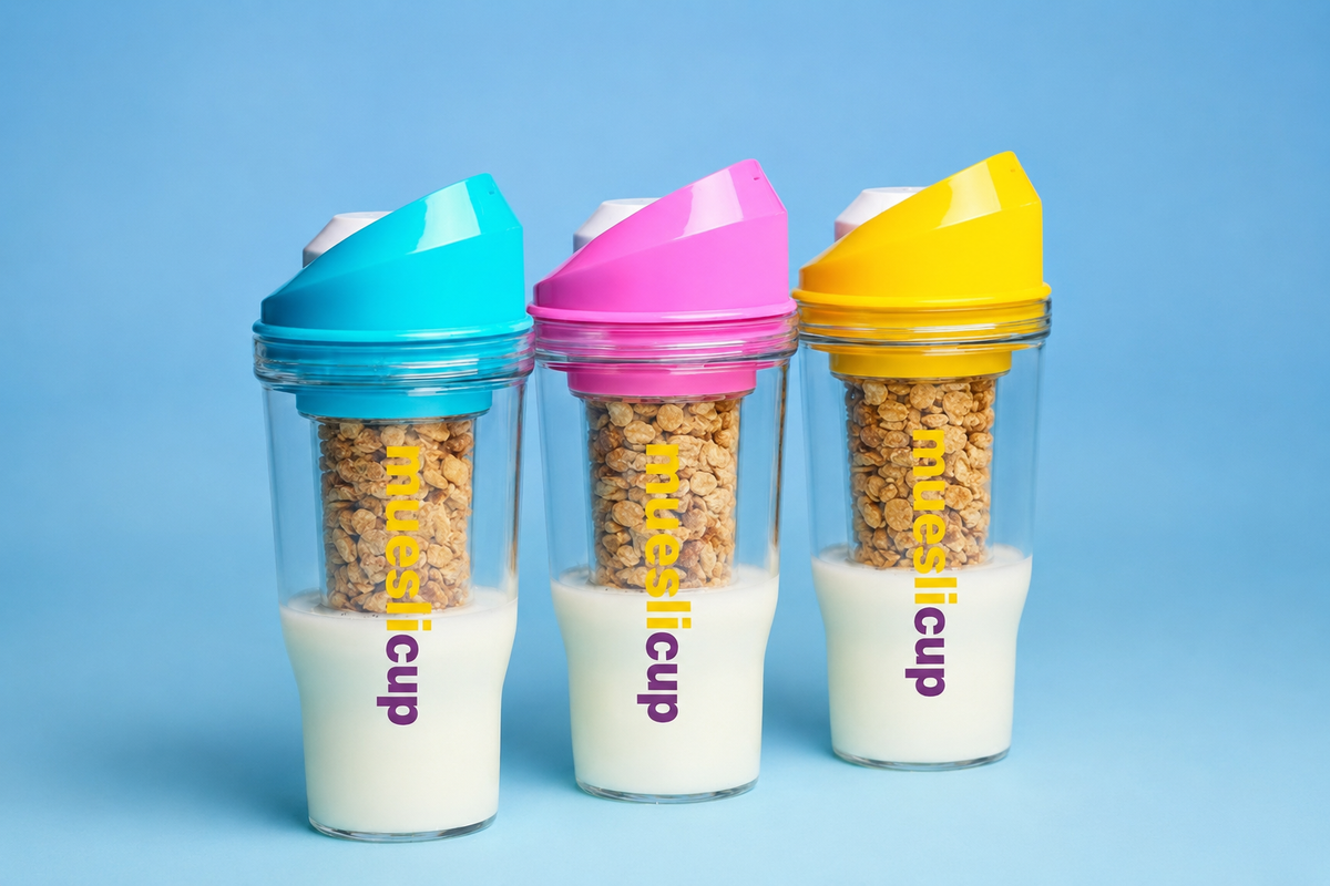Der MüesliCup™ – Frisches, knuspriges Müsli. Immer. Überall